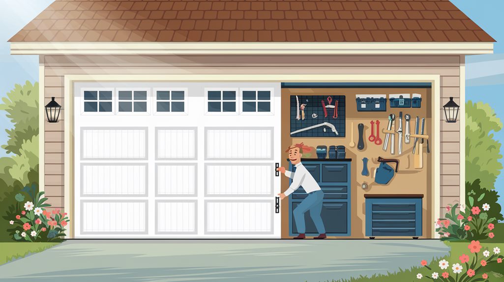 maintaining garage doors regularly